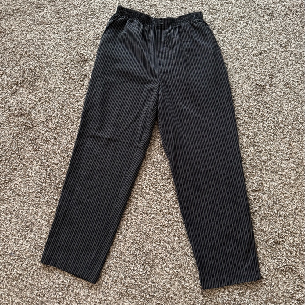 Vintage Striped Ankle Pants